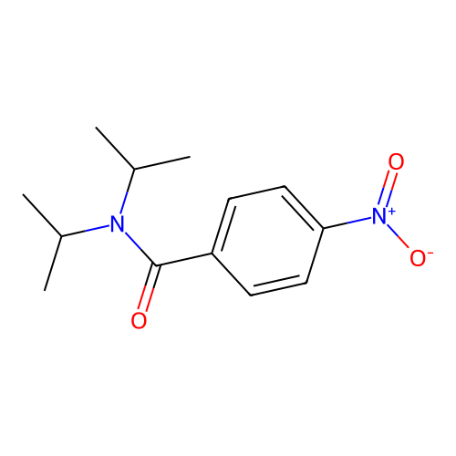 N,N-diisopropyl-4-nitrobenzamide structure