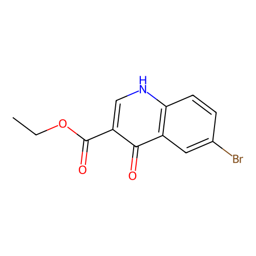 Ethyl 6-bromo-4-oxo-1,4-dihydroquinoline-3-carboxylate structure