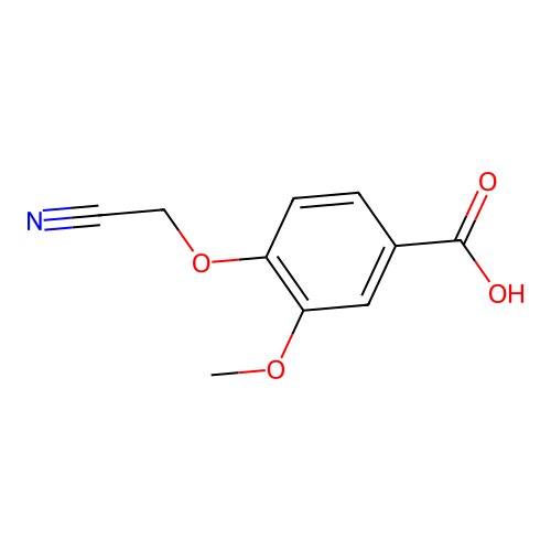 4-(Cyanomethoxy)-3-methoxybenzoic acid structure