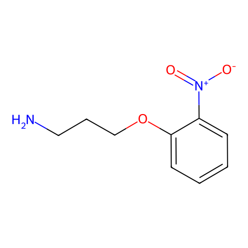 3-(2-Nitrophenoxy)propylamine structure