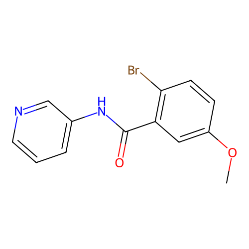 2-bromo-5-methoxy-N-(pyridin-3-yl)benzamide structure