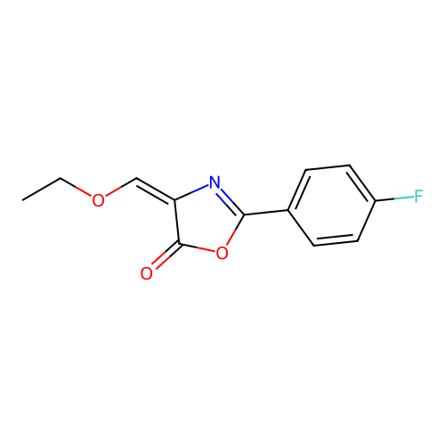 4-(Ethoxymethylene)-2-(4-fluorophenyl)oxazol-5(4H)-one structure