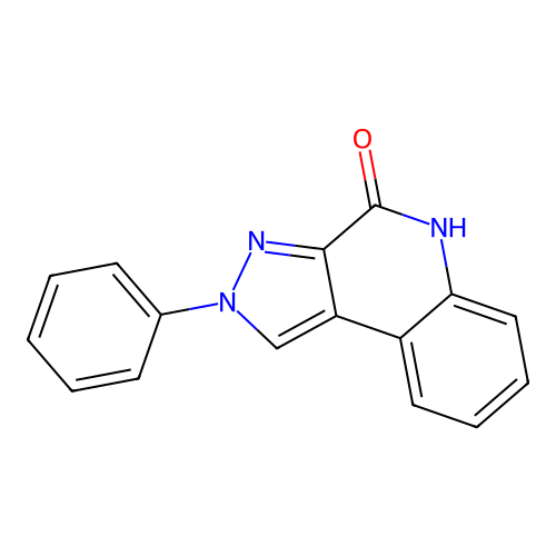 2-phenyl-2H,4H,5H-pyrazolo(3,4-c)quinolin-4-one structure