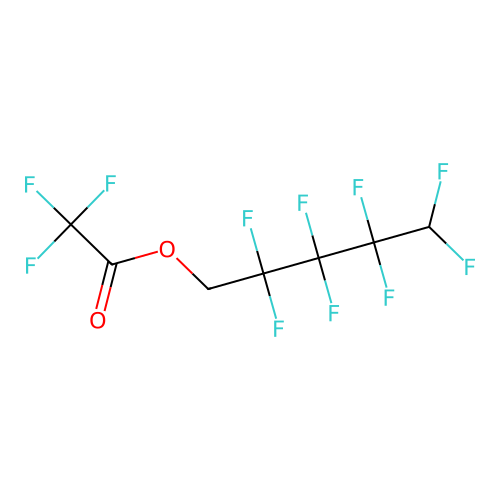 2,2,3,3,4,4,5,5-Octafluoropentyl 2,2,2-trifluoroacetate structure