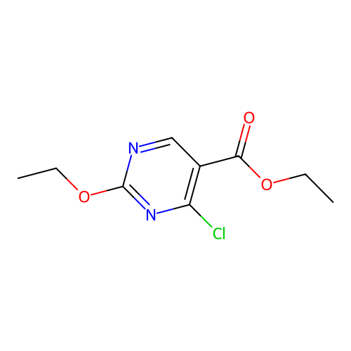 Ethyl 4-chloro-2-ethoxypyrimidine-5-carboxylate structure