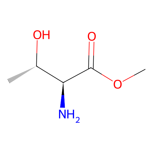 methyl (2S,3S)-2-amino-3-hydroxybutanoate structure