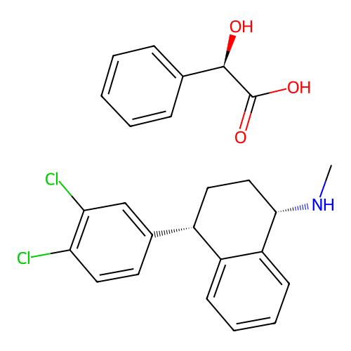 sertraline mandelate structure