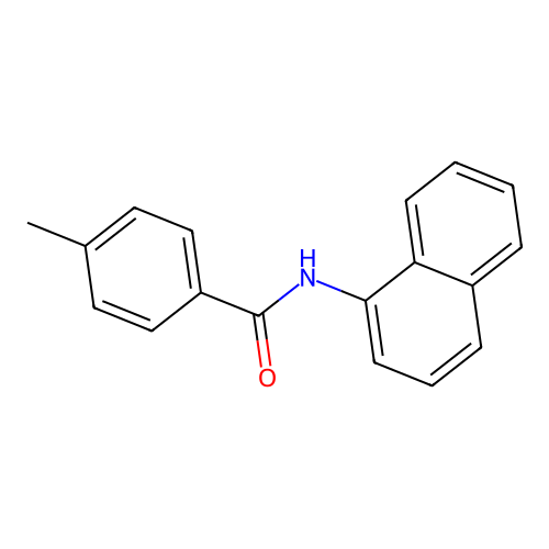 N-(1-萘基)-4-甲基苯甲酰胺 structure