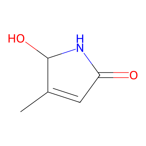 5-hydroxy-4-methyl-2,5-dihydro-1H-pyrrol-2-one structure