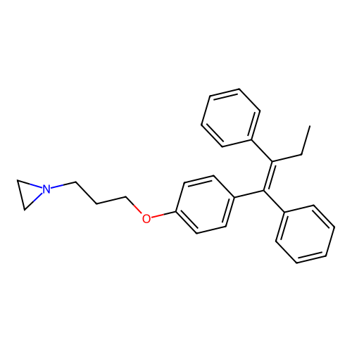 Homotamoxifen aziridine structure