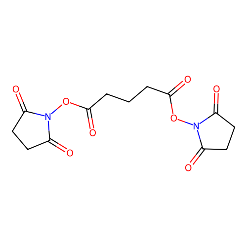 Disuccinimidyl glutarate structure