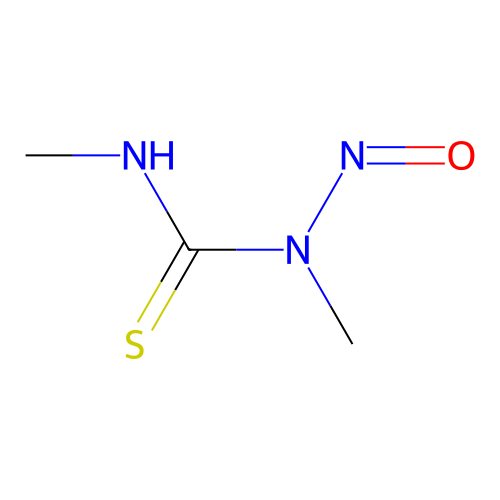 1,3-Dimethyl-3-nitrosothiourea structure