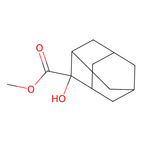 Methyl 2-hydroxyadamantane-2-carboxylate structure