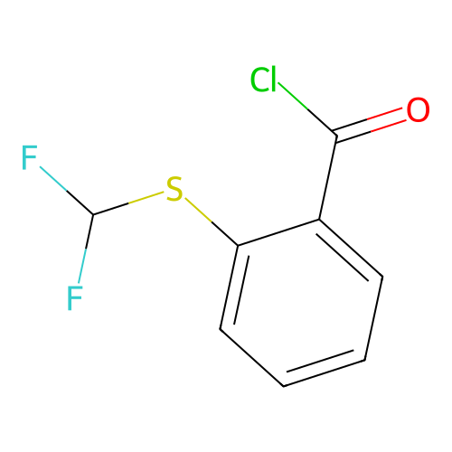 2-(Difluoromethylthio)benzoyl chloride structure
