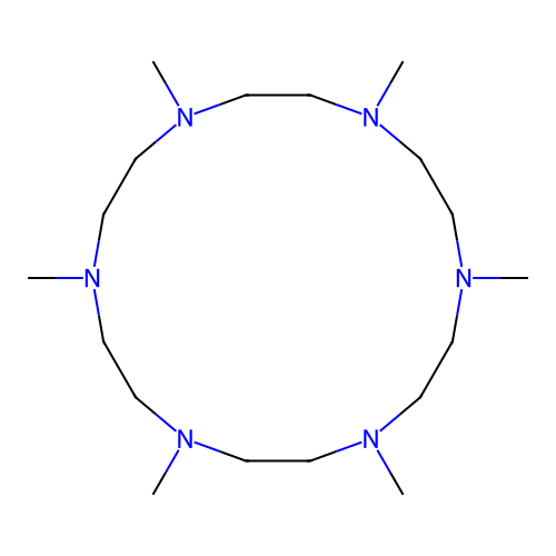 1,4,7,10,13,16-Hexamethyl-1,4,7,10,13,16-hexaazacyclooctadecane structure