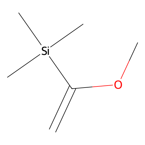 (1-Methoxyvinyl)trimethylsilane structure