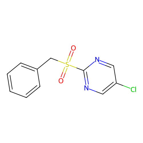 5-Chloro-2-(phenylmethanesulfonyl)pyrimidine structure