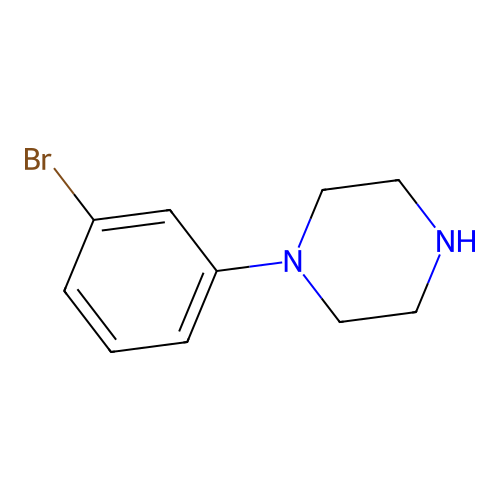 1-(3-Bromophenyl)piperazine structure