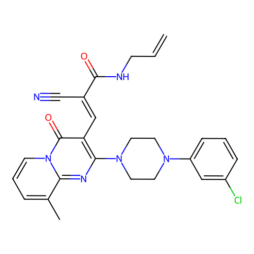 C26H25ClN6O2 structure