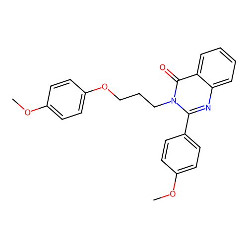 3-(3-(4-methoxyphenoxy)propyl)-2-(4-methoxyphenyl)quinazolin-4(3H)-one structure