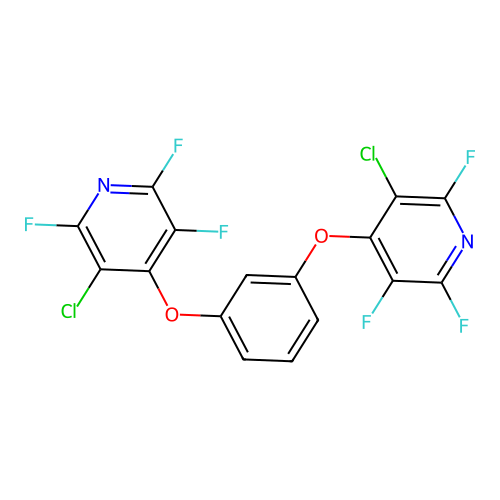 1,3-Bis((3-chloro-2,5,6-trifluoropyridin-4-yl)oxy)benzene structure