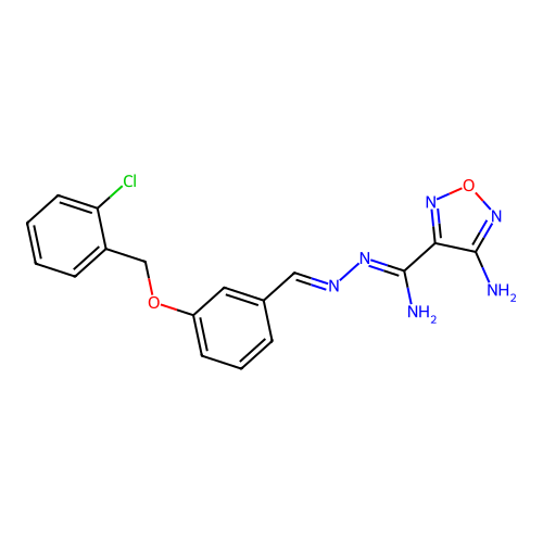C17H15ClN6O2 structure