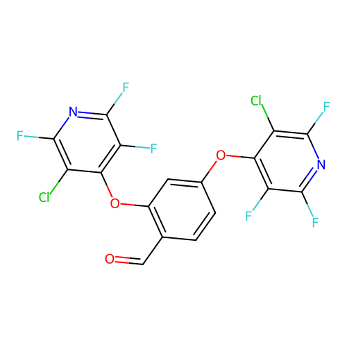 2,4-Bis[(3-chloro-2,5,6-trifluoropyridin-4-yl)oxy]benzaldehyde structure