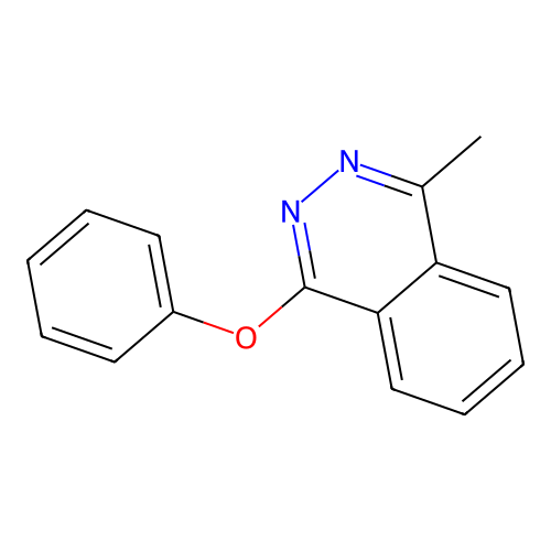 1-Methyl-4-phenoxyphthalazine structure