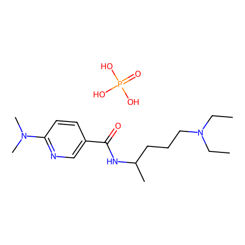 N-[5-(diethylamino)pentan-2-yl]-6-(dimethylamino)pyridine-3- structure