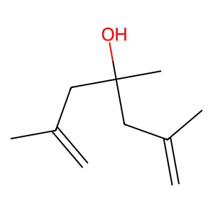 2,4,6-Trimethyl-1,6-heptadien-4-ol structure
