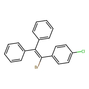 ETHYLENE, 1-BROMO-1-(p-CHLOROPHENYL)-2,2-DIPHENYL- structure
