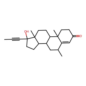 二甲炔酮 structure