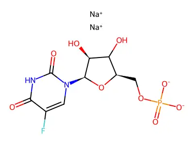 5-Fluorouridine 5'-monophosphate structure