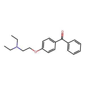 [4-[2-(Diethylamino)ethoxy]phenyl]phenylmethanone structure