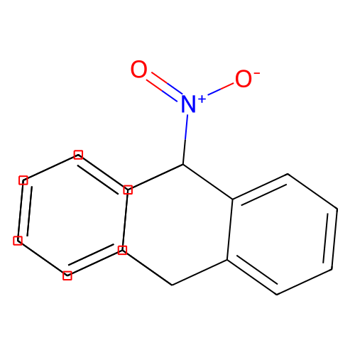 9,10-Dihydro-9-nitro-9,10(1',2')-benzenoanthracene structure