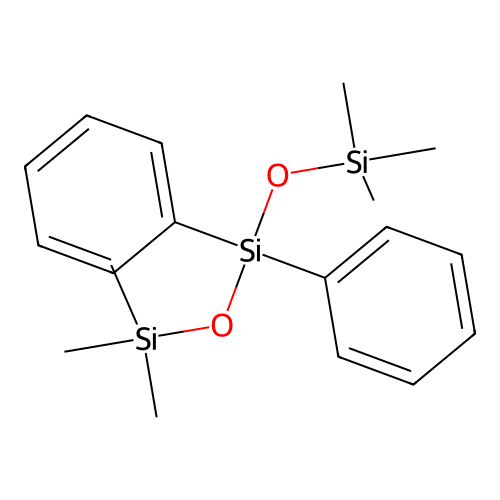 3,3-Diphenylhexamethyltrisiloxane structure