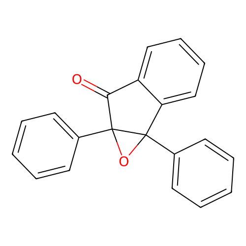1a,6a-Diphenyl-1a,6a-dihydro-6H-indeno[1,2-b]oxiren-6-one structure