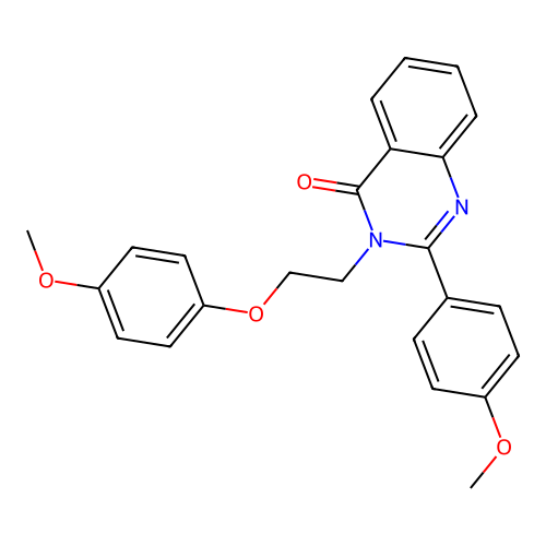 3-(2-(4-methoxyphenoxy)ethyl)-2-(4-methoxyphenyl)quinazolin-4(3H)-one structure
