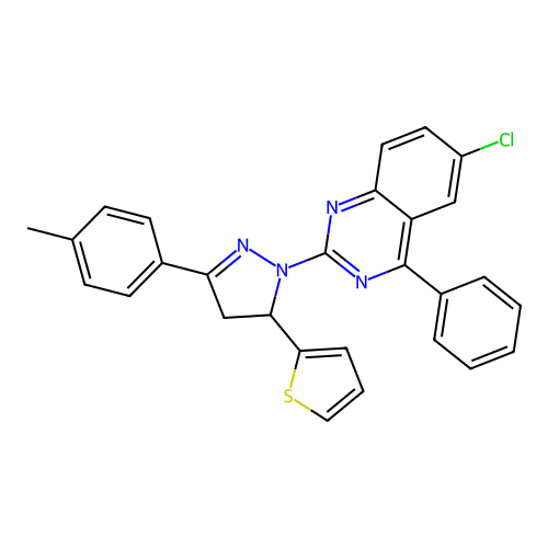C28H21ClN4S structure