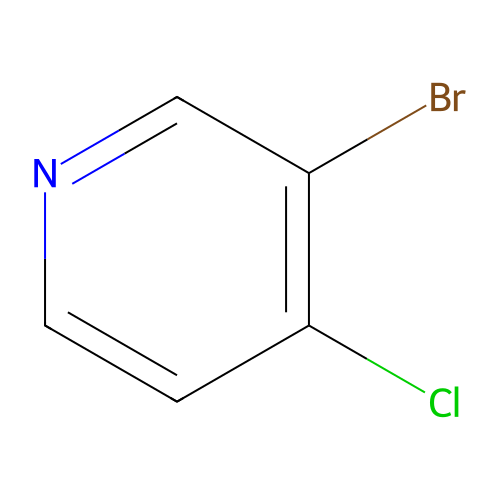 3-Bromo-4-chloropyridine structure