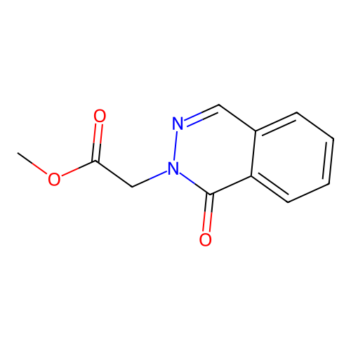 Methyl (1-oxo-2(1H)-phthalazinyl)acetate structure