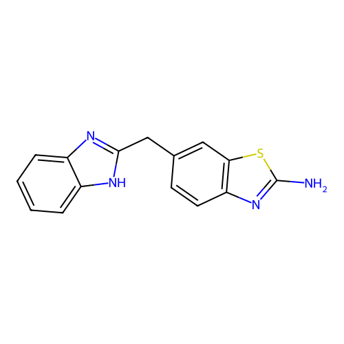 6-(1H-Benzoimidazol-2-ylmethyl)benzothiazol-2-ylamine structure