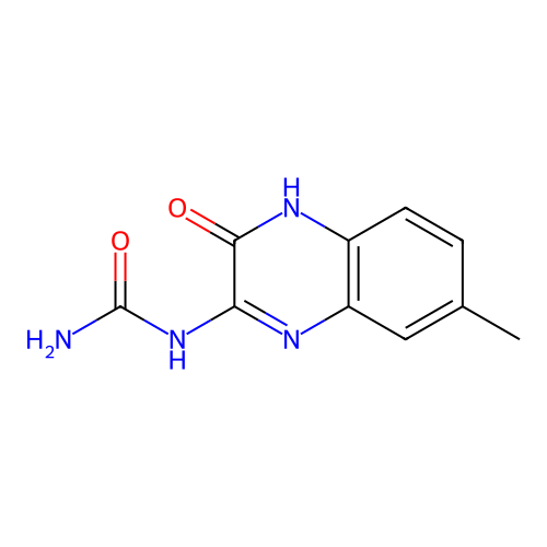 (7-Methyl-3-oxo-3,4-dihydroquinoxalin-2-yl)urea structure