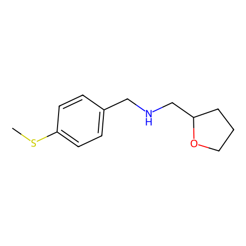 (4-Methylsulfanyl-benzyl)-(tetrahydro-furan-2-ylmethyl)-amine structure