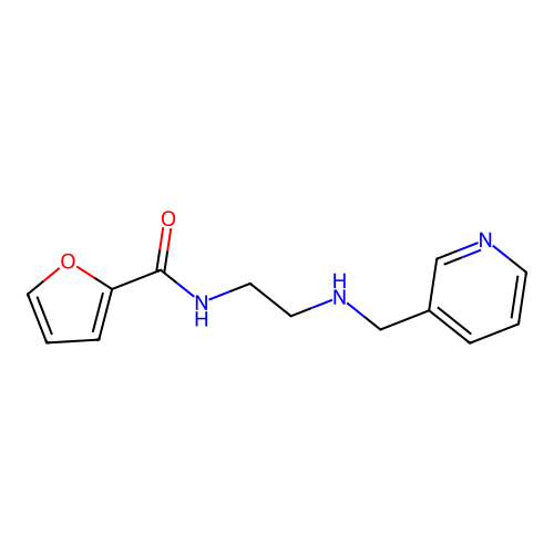 N-(2-((Pyridin-3-ylmethyl)amino)ethyl)furan-2-carboxamide structure