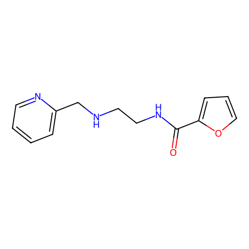 N-(2-((Pyridin-2-ylmethyl)amino)ethyl)furan-2-carboxamide structure
