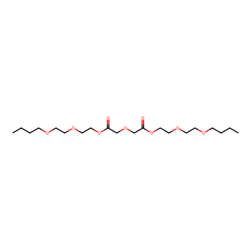 2-(2-Butoxyethoxy)ethyl 5-oxo-3,6,9,12-tetraoxahexadecanoate structure