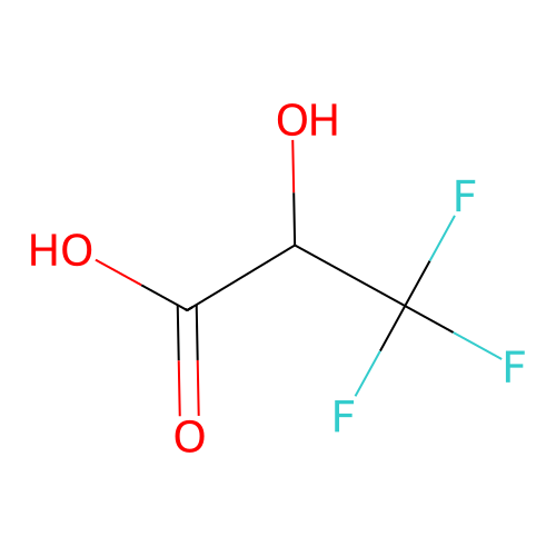 3,3,3-Trifluoro-2-hydroxypropanoic acid structure