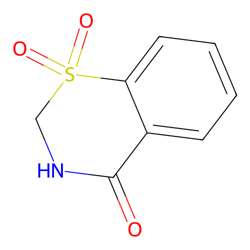 3,4-dihydro-2H-1lambda6,3-benzothiazine-1,1,4-trione structure