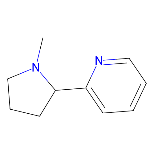 alpha-Nicotine structure